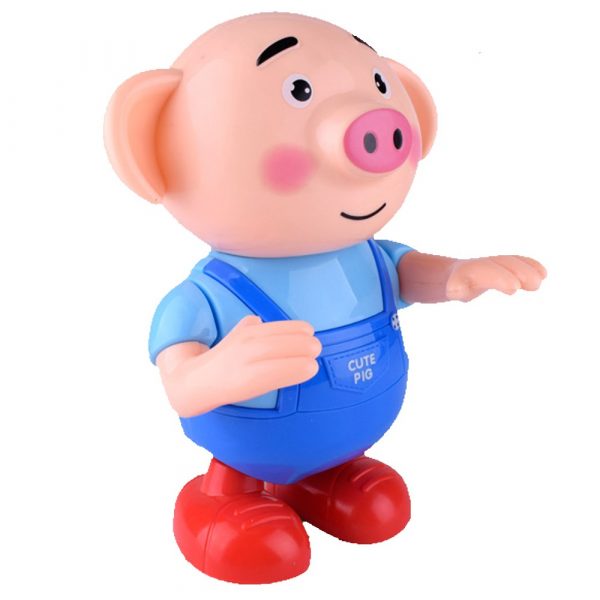 Heo con dễ thương ca hát nhảy múa vui nhộn có đèn led