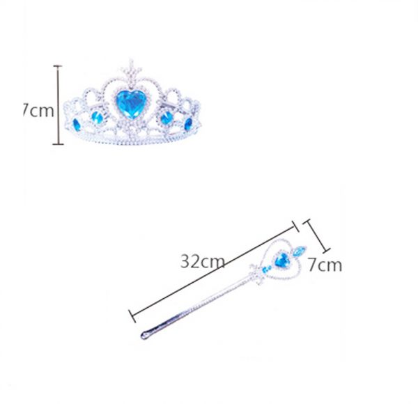 Búp Bê Elsa nữ hoàng băng giá Có Đèn LED Nhạc kèm vương niệm và đũa thần