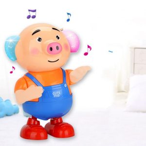 Heo con dễ thương ca hát nhảy múa vui nhộn có đèn led