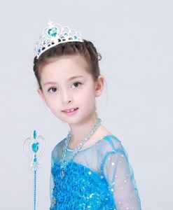 Búp Bê Elsa nữ hoàng băng giá Có Đèn LED Nhạc kèm vương niệm và đũa thần