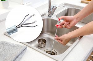 Dụng cụ thông tắc bồn lavabo chậu rửa mặt ống cống thoát nước