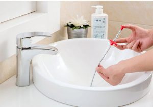 Dụng cụ thông tắc bồn lavabo chậu rửa mặt ống cống thoát nước