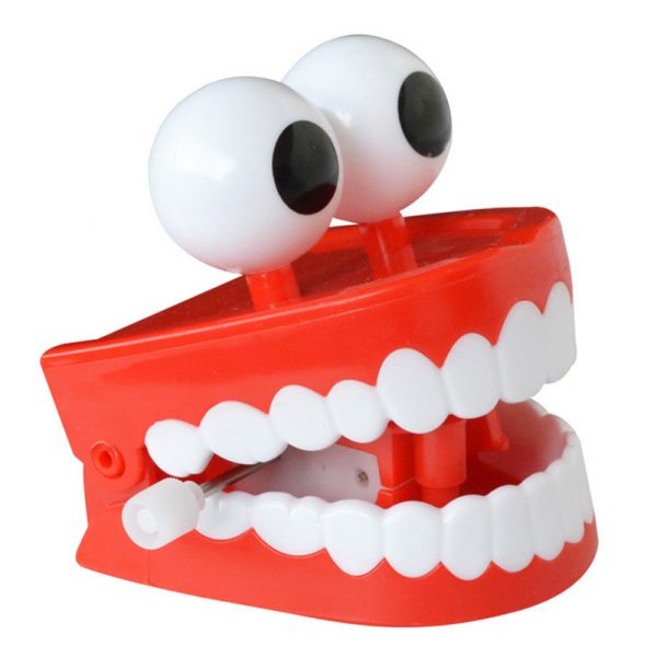 Đồ chơi hàm răng kinh dị VẶN CÓT Halloween Teeth WIND-UP