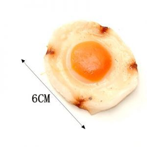 Móc khóa đồ ăn trứng ốp la