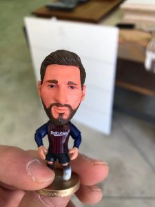 Tượng Chibi chân dung Messi mô phỏng chân thật chuẩn đẹp