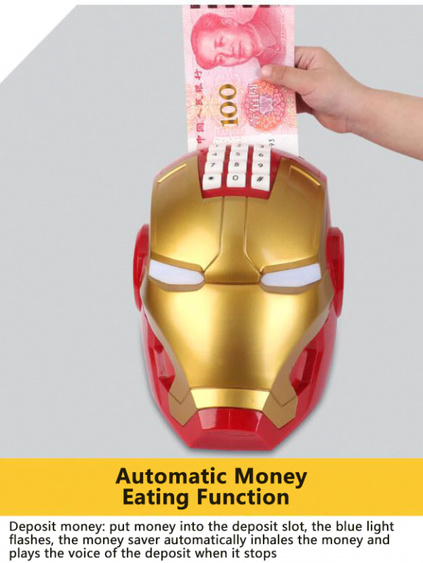 Két sắt mini Iron Man cho bé