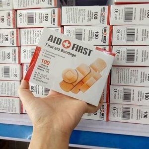 Hộp 100 miếng băng dán cá nhân ergo AID FIRST