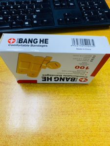 Hộp 100 miếng băng dán cá nhân ergo AID FIRST