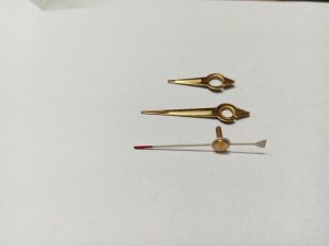 Bộ kim vàng đồng hồ cơ cót báo thức