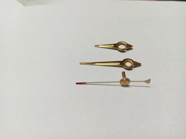 Bộ kim vàng đồng hồ cơ cót báo thức