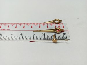 Bộ kim vàng đồng hồ cơ cót báo thức