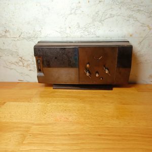 ĐỒNG HỒ CƠ BÁO THỨC LỊCH NHIỆT KẾ MÁY KIM CƯƠNG 8301 TOÀN ĐỒNG XƯA
