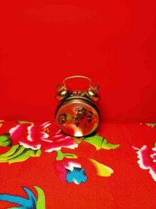 Đồng hồ báo thức cơ mini để bàn bỏ túi máy gà trống toàn đồng 4 kim MÁY TOÀN ĐỒNG 80S XƯA PHONG CÁCH CỔ ĐIỂN CHÂU ÂU