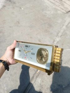 ĐỒNG HỒ CÓT BÁO THỨC MÁY CƠ ĐỒNG 7805 KIM CƯƠNG XƯA