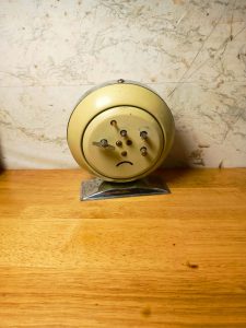 Đồng hồ báo thức Long Phụng sum vầy máy toàn đồng xưa kim cương