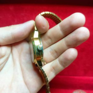 Đồng hồ cơ lịch đôi máy 26100 Qiong Hua 17 chân kính mặt cọc số chải tia kim vàng